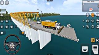 Bharat benz truck Material Transport Off-road driving Part 1 bus simulator indonesia