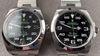 Rolex vs Rolex Air King New vs Old Shootout and Review Reference 126900 vs 116900