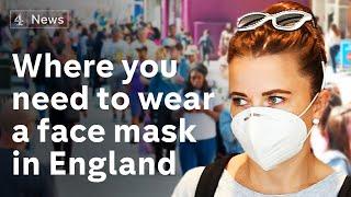 Government releases new guidance on wearing face masks in England