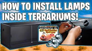 How To Mount Lamps Inside Terrarium