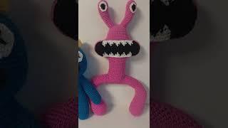 No.26 Roblox Rainbow Friends pink doll crochet free pattern