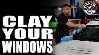 How To Remove Windshield Contamination And Overspray - Chemical Guys Clay Block V2