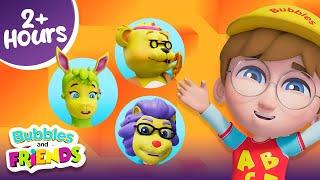 Bubbles and Friends Season 2 Part 1  2 Hours Compilation  Educational Cartoon for Kids