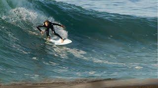 Dangerous Skimboarding at The Wedge   -   Raw Footage