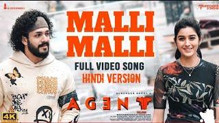 Malli Malli song Hindi Version South Indian movie song baar baar dekha  agent movieAkhil