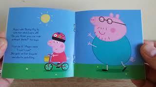 Bicycle Race - Peppa Pig Story Book Read Aloud