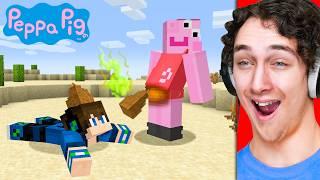 I Fooled My Friend as PEPPA PIG in Minecraft