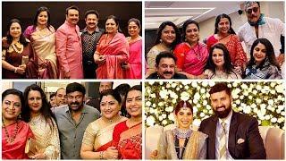 Tollywood Celebrities at Jayasudha Son Nihar Wedding Reception Highlights