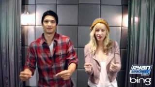 Harry Shum Jr. and Heather Morris From Glee Teach You How to Dougie  On Air With Ryan Seacrest