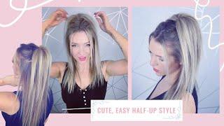 Cute Easy Half Up Style For FineThin Hair 