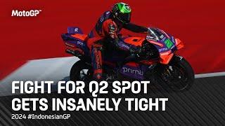 The crazy close 5 mins of MotoGP™ Practice ️  2024 #IndonesianGP