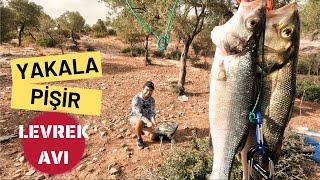 LEVREKLER RÜZGARLA GELDİ .. Yakala Pişir Balık Avı  Çin Malı Sahteler Çalıştı  Su Üstü Levrek Avı