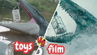 A GIANT MOSASAURUS - Jurassic World Movie New Dominion - Many dinos appear