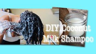 DIY Coconut  Milk Shampoo  Soft Silky hair & Hydrated scalp