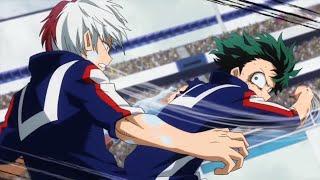 Deku vs Todoroki Full Fight  My Hero Academia  English Dub