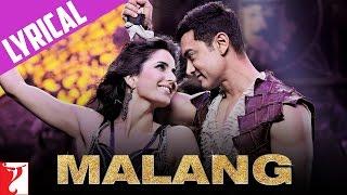 Lyrical  Malang  Song with Lyrics  DHOOM3  Aamir Khan  Katrina Kaif  Pritam  Sameer Anjaan