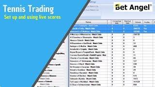 Betfair trading - Setting up and using live Tennis scores via Bet Angel