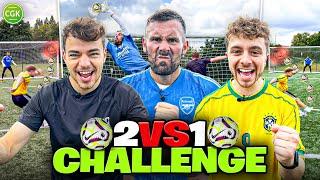 2 vs 1 SHOOTING CHALLENGE ft CHRIS MD AND ARTHUR TV FOR £1000