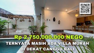 DIJUAL VILLA TROPIS DEKAT CANGGU BALI  HARGA MIRING BANGEET