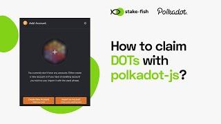 How to claim your DOTs using polkadot-js