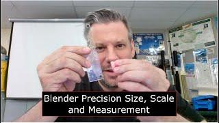 Blender Tutorial Precision Size Scale and measurement