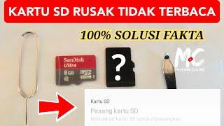 How to fix unreadable sd card memory card not detected on cellphone 100% success