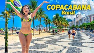 This is the MOST FAMOUS beach in BRASIL COPACABANA Río de Janeiro