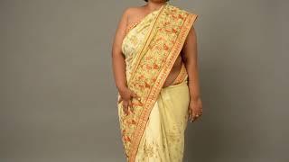 Bhabhi without bra and blouse nude boob How to wear saree without blouse