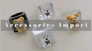 Accessories Import Review  Aksesoris Cincin Lucu Beruang Impor