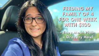 $100 Weekly Grocery Budget for a Family of 4  Walmart Grocery Pick up