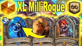 Burning Decks With XL Mill Rogue Deck All Day Long For Fun At Wild Titans Mini-Set  Hearthstone