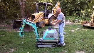 mini excavator kobelco pc 005 pk