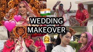 ‍️I BECAME A RAJASTHANI BRIDE  wedding makeover