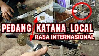 Pedang Katana Cibatu SukabumiBuatan Local Rasa Internasional Boleh Dimiliki