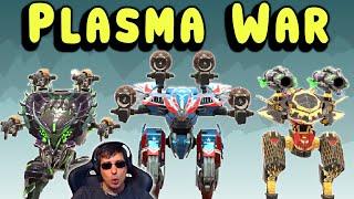 FULL PLASMA WAR Beginner Weapons Meta Test War Robots Mk3 Gameplay WR