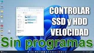 Cómo verificar la velocidad de lectura y escritura de SSD y HDD en WindowsSin programas de terceros