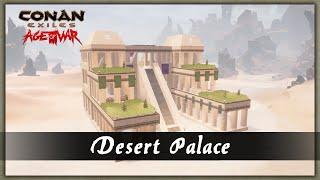 HOW TO BUILD A DESERT PALACE SPEED BUILD - CONAN EXILES
