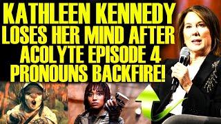 KATHLEEN KENNEDY LOSES IT AFTER ACOLYTE EPISODE 4 PRONOUNS BACKFIRE LUCASFILM DOUBLES DOWN