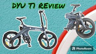 DYU T1 Review  Test  E-Bike  E-Klapprad mit Drehmoment Sensor  Fahrrad  kompakt