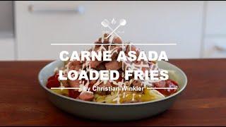 Carne Asada Loaded French Fries - Mexican grilled Flank Steak