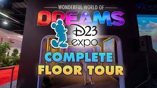 D23 2022 Complete Floor Tour  Every exhibit and every pavilion