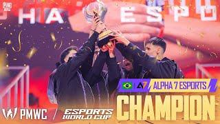Congratulations to Alpha 7 Esports on their victory at the 2024 PMWC