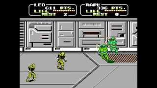 Teenage Mutant Ninja Turtles II The Arcade Game NES 2 player Netplay game