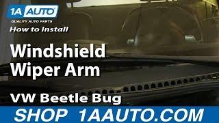 How To Replace Windshield Wiper Arm 98-10 VW Beetle