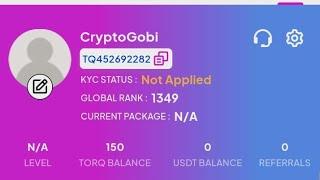 TORQ NETWORK Mining full Guide  New Crypto Airdrop 2024  Crypto Gobi