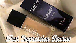 FIRST IMPRESSION FOUNDATION REVIEW #SHORTS  Dior Forever Skin Glow Foundation