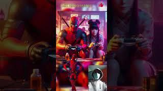 Superhero playing video games with lover  marvel & DC characters #ai #avengers
