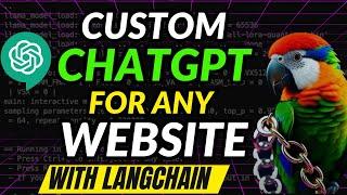 CHATGPT For WEBSITES Custom ChatBOT LangChain Tutorial