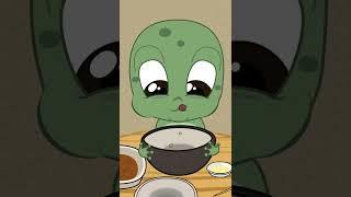 KOREAN FOOD MUKBANG ANIMATION  #kvakaanimation #shorts #viralshorts