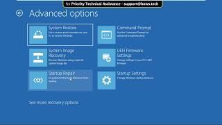 How to fix Windows 10 Recovery Error  Blue Screen Automatic Restart Loop Fix